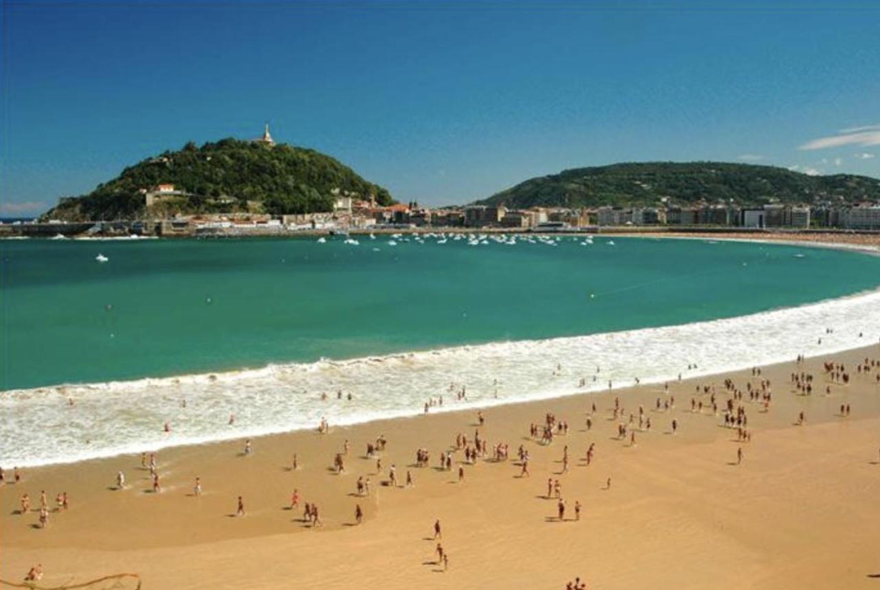 Miramar Luxurious Flat, 3 Double Rooms, Free Parking, Terrace, Completely New San Sebastián Kültér fotó
