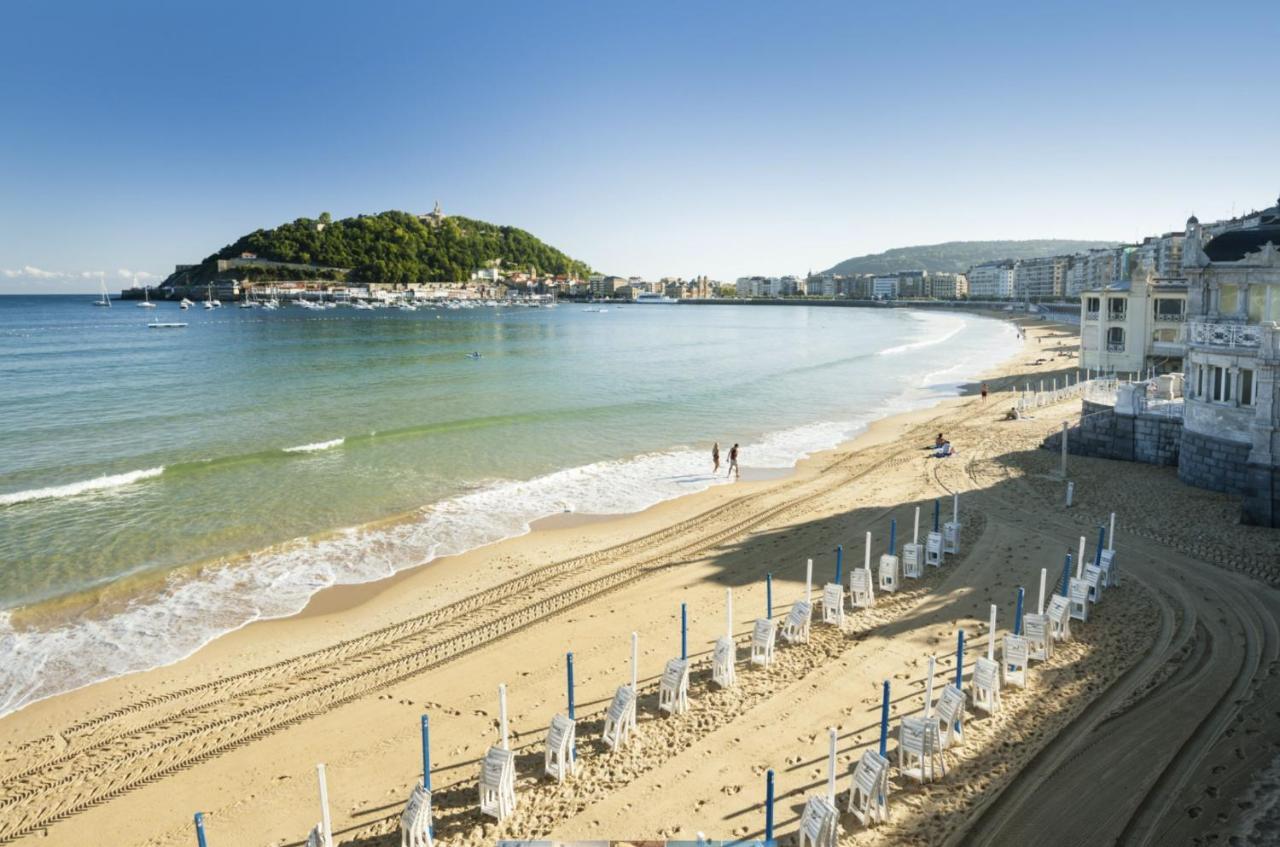 Miramar Luxurious Flat, 3 Double Rooms, Free Parking, Terrace, Completely New San Sebastián Kültér fotó