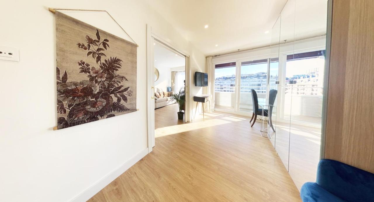 Miramar Luxurious Flat, 3 Double Rooms, Free Parking, Terrace, Completely New San Sebastián Kültér fotó