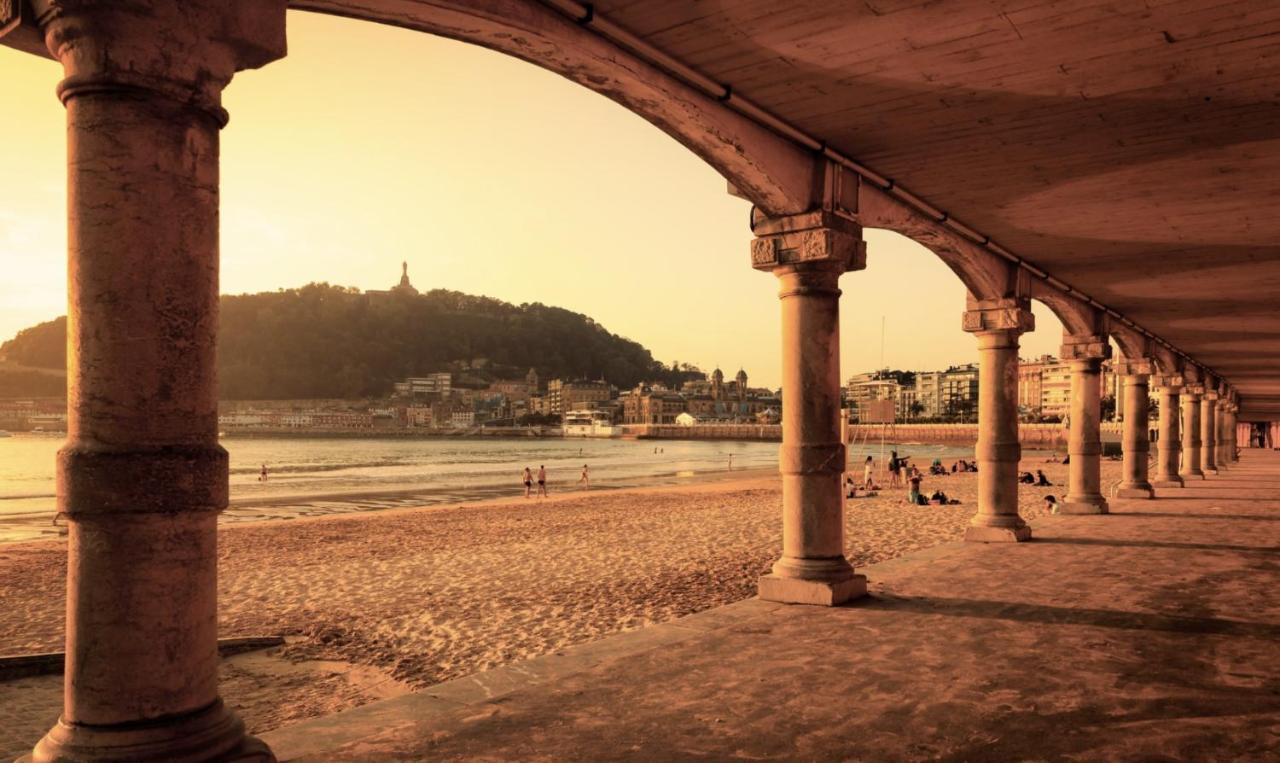 Miramar Luxurious Flat, 3 Double Rooms, Free Parking, Terrace, Completely New San Sebastián Kültér fotó